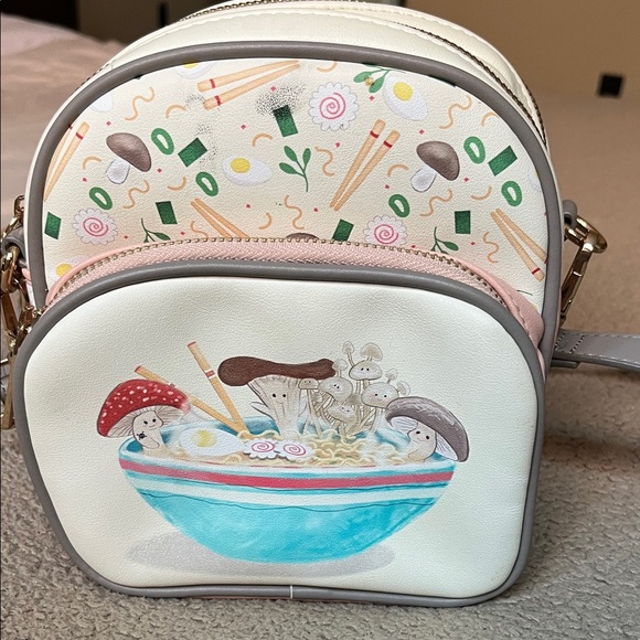 Boxlunch Handbags - BoxLunch Ramen & Mushroom Mini Backpack